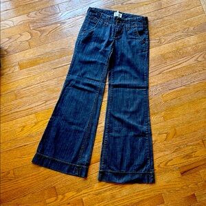 BCBG wide leg denim 27